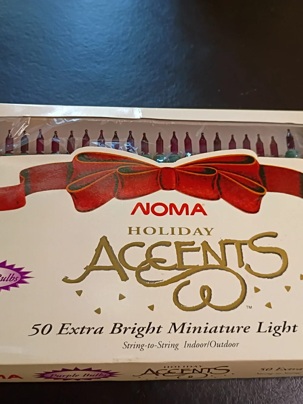 Holiday Accents Red Miniature String Lights
